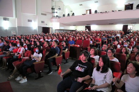 【庆祝建党100周年】beat365积极组织师生收看习近平总书记在庆祝中国共产党成立100周年大会上的重要讲话