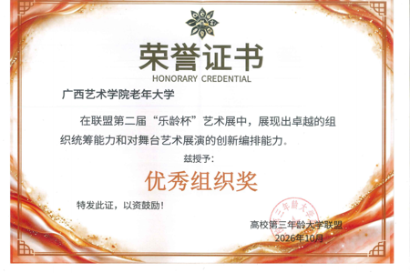 beat365老年大学在高校第三年龄大学联盟第二届“乐龄杯”艺术展中喜获多项荣誉